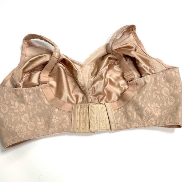 Playtex Pink Full-Coverage Bra with Supportive Padded Straps Size 44DDD - Picture 8 of 16